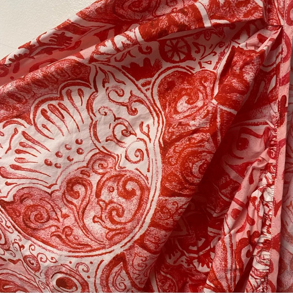 Mara Hoffman Fila Wrap Dress 100% Organic Cotton Size XL - Picture 4 of 6